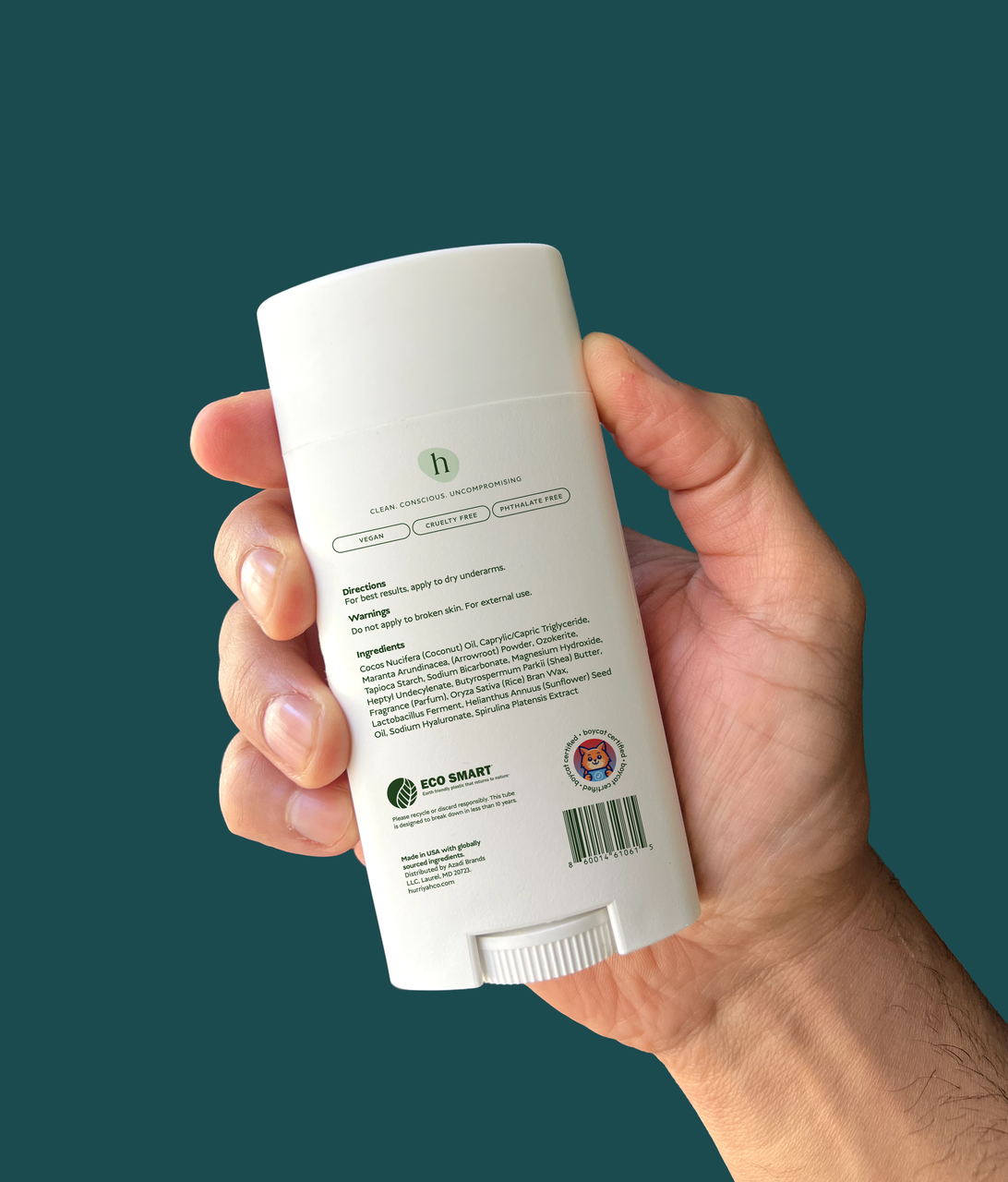 Natural Aluminum-Free Deodorant – Mountain Air | Hurriyah